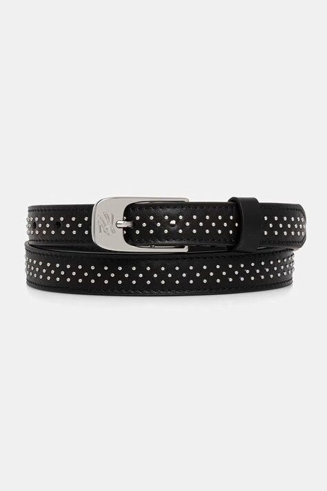 Karl Lagerfeld pásek dámský kožený K/AUTOGRAPH černý B3W33017