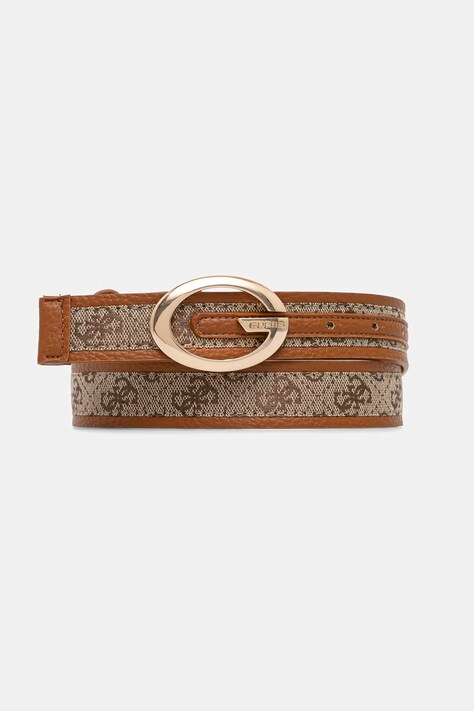 Guess pasek damski CAMDEN beżowy BW9467 P6330