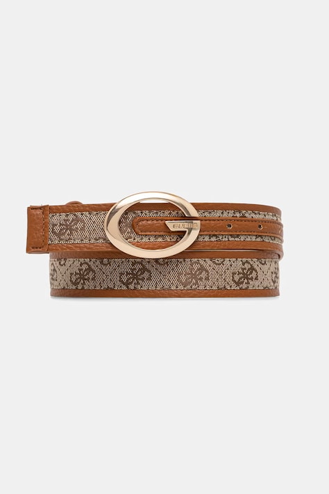 Guess pasek damski CAMDEN beżowy BW9467 P6330
