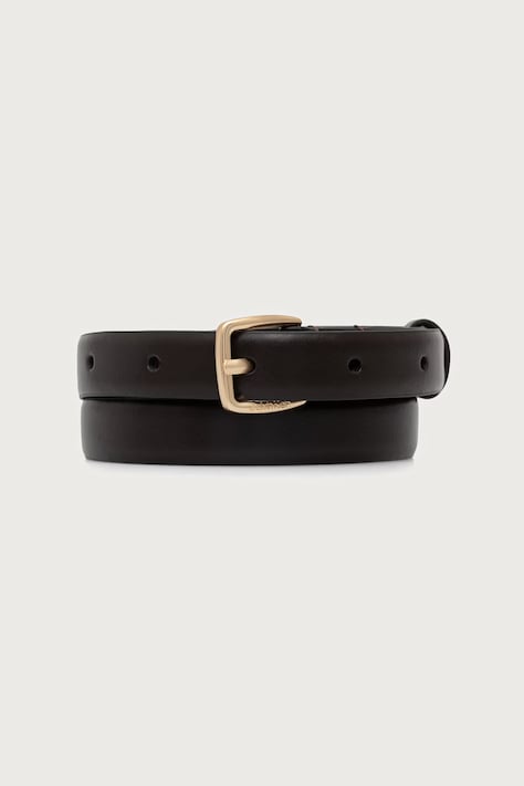 Calvin Klein curea pentru femei din piele maro LV04F7111G