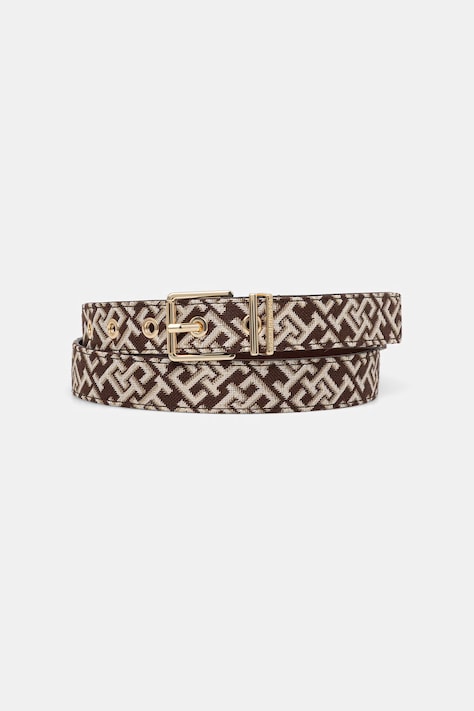 Tommy Hilfiger pasek damski beżowy AW0AW18894