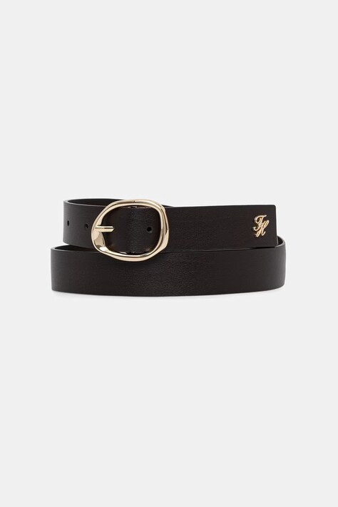Tommy Hilfiger pasek damski skórzany brązowy AW0AW18697