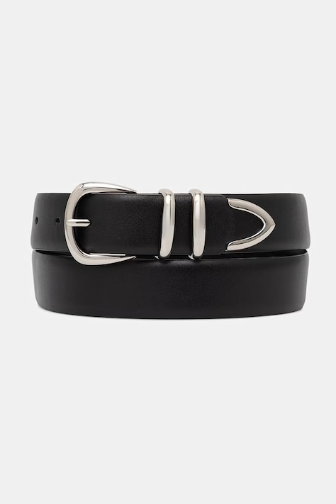 DKNY pasek damski czarny R62IZS23