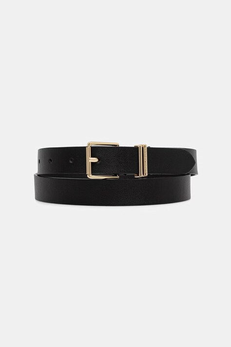 Tommy Hilfiger pasek damski skórzany czarny AW0AW18692