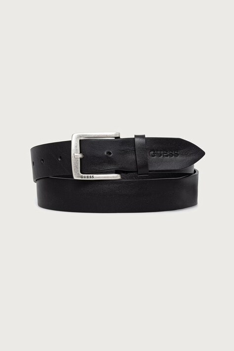 Guess pasek męski skórzany MILANO czarny BM7959 P6435