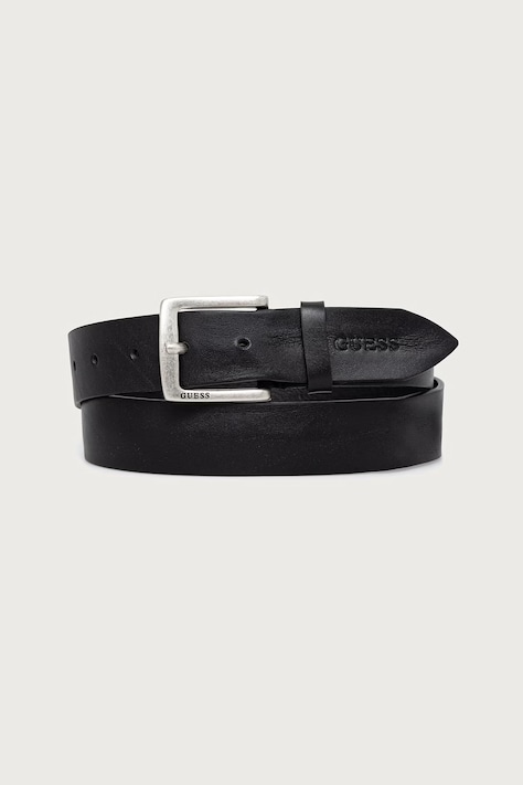 Guess pasek męski skórzany MILANO czarny BM7959 P6435