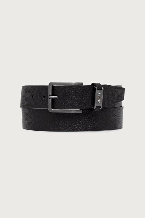 Guess pasek męski skórzany czarny BM7957 P6435