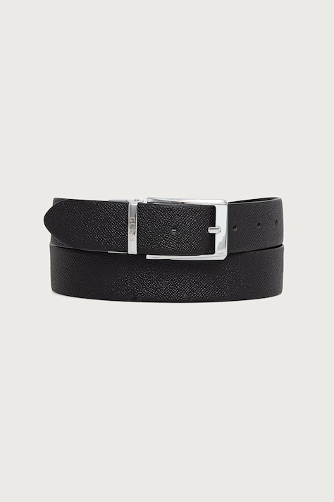 Guess Pasek dwustronny męski skórzany czarny BM7948 P6335