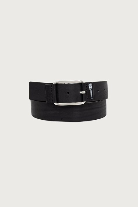 Karl Lagerfeld Jeans ζώνη ανδρική δερμάτινη μαύρη B4M33094