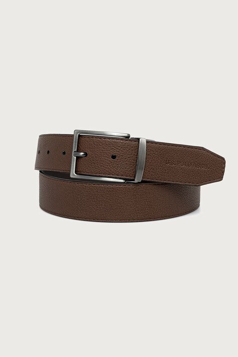 U.S. Polo Assn. ремінь чоловічий DALLAS H35 BONDED — AW26-PAMZTZ, коричневий — фото 2