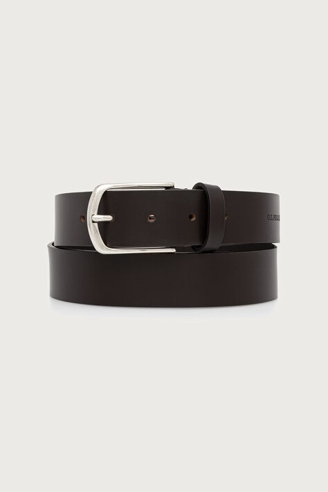 U.S. Polo Assn. Pasek męski skórzany SILVER LAKE H35 brązowy AIU4L2740MHA