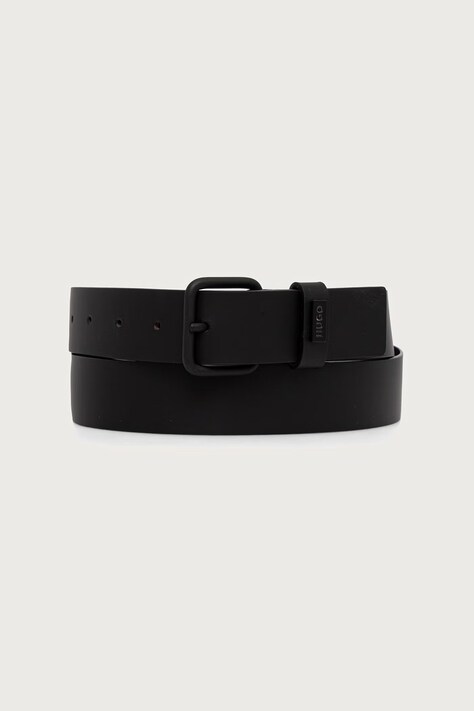 HUGO Blue remen za muškarce kožni BRAYDEN_Sz35 crni 50572828