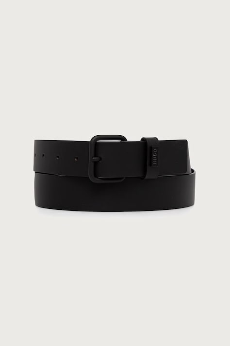 HUGO Blue ремень для мужчин кожаный BRAYDEN_Sz35 чёрный 50572828