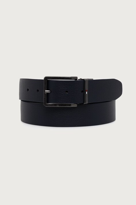 Tommy Hilfiger Remen za muškarce od kože mornarsko plavi AM0AM14569