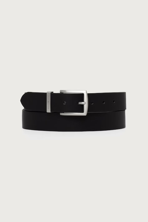 Tommy Hilfiger Pasek męski skórzany czarny AM0AM14564