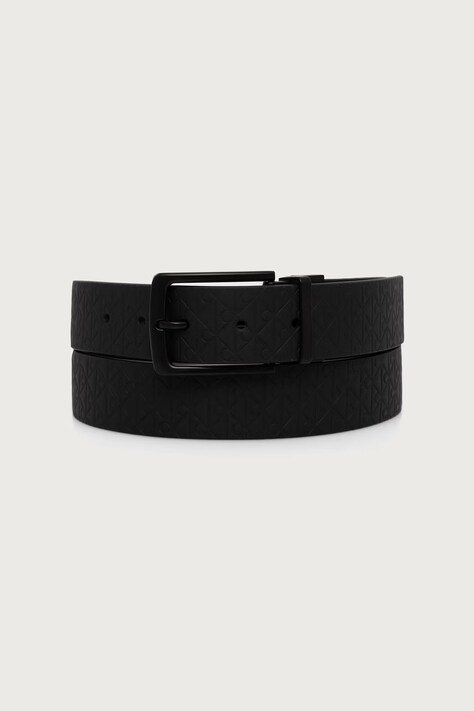 Calvin Klein Ζώνη διπλής όψης ανδρική δερμάτινη μαύρη LV04D7135G