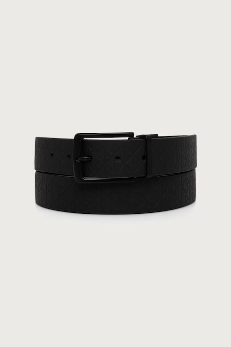 Calvin Klein Obojstranný opasok pánsky kožený čierny LV04D7135G
