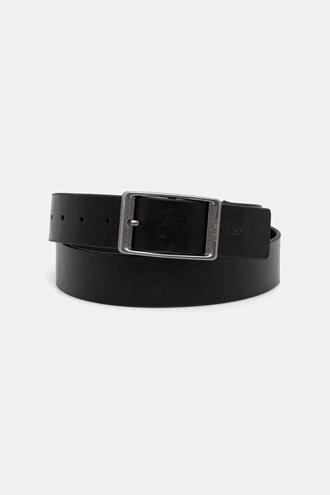 Calvin Klein pasek męski skórzany czarny LV04D7123G