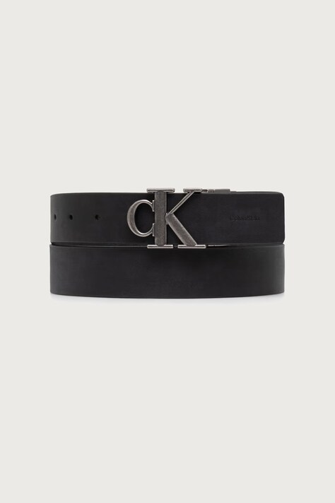 Calvin Klein Ζώνη διπλής όψης ανδρική δερμάτινη μαύρη LV04D0025G