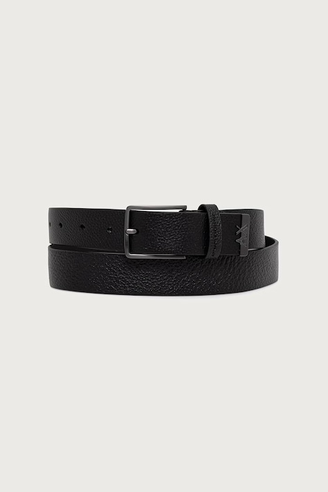 Armani Exchange opasok pánsky kožený čierny XM003632 AF26730