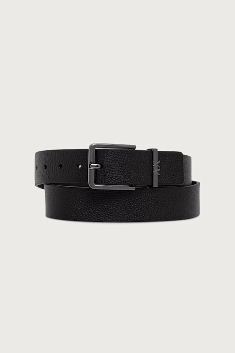 Armani Exchange opasok pánsky kožený čierny XM003386 AF26716