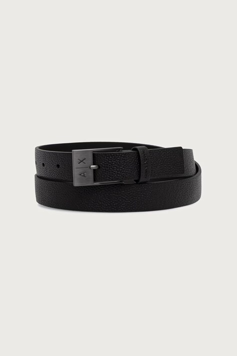 Armani Exchange remen za muškarce kožni crni XM003189 AF26724