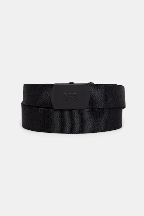 Y-3 CL L BELT pasek parciany męski czarny KA2308