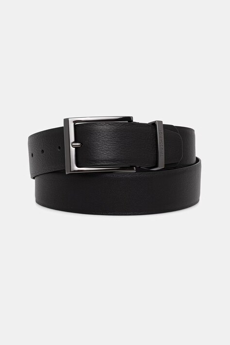 Trussardi pasek męski skórzany czarny B311B100069N