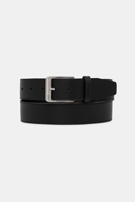 Trussardi pasek męski skórzany czarny B338B000099N