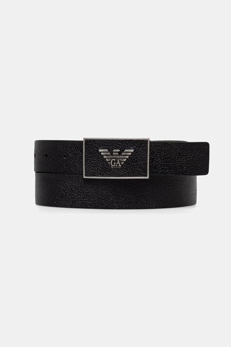 Emporio Armani pasek męski skórzany czarny EM006626 AF27758