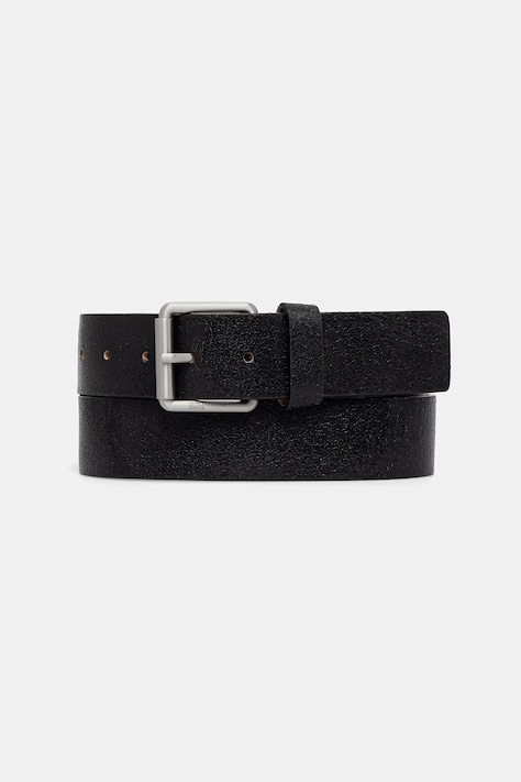 Karl Lagerfeld Jeans pasek męski skórzany czarny B3M33067