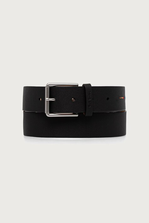 Paul Smith Pasek męski skórzany czarny M1A-8415-WSTITC