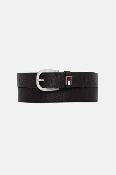 Tommy Jeans ζώνη ανδρική δερμάτινη καφέ AM0AM14461