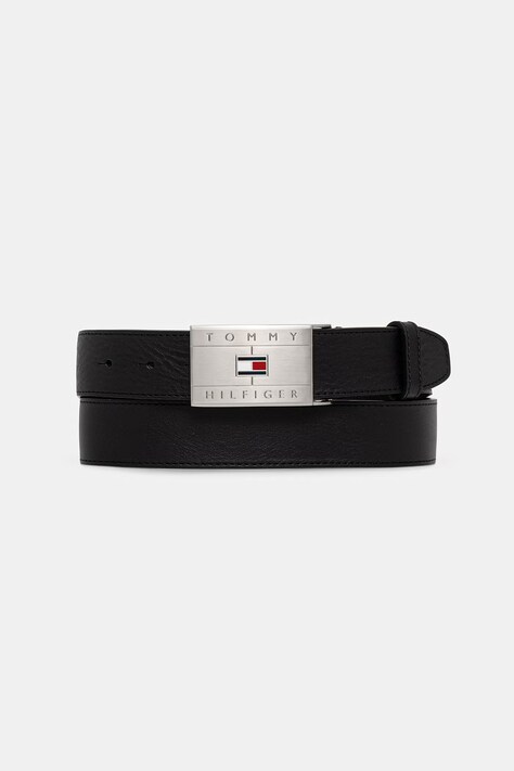 Tommy Hilfiger remen za muškarce kožni crni AM0AM14322