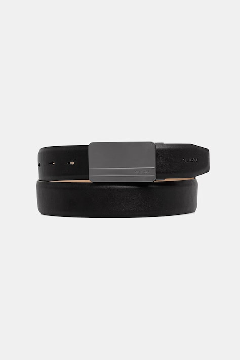 Calvin Klein pasek męski skórzany czarny LV04D7149G