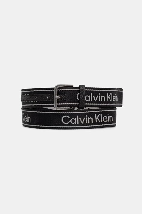 Calvin Klein pasek męski czarny LV04D7101G