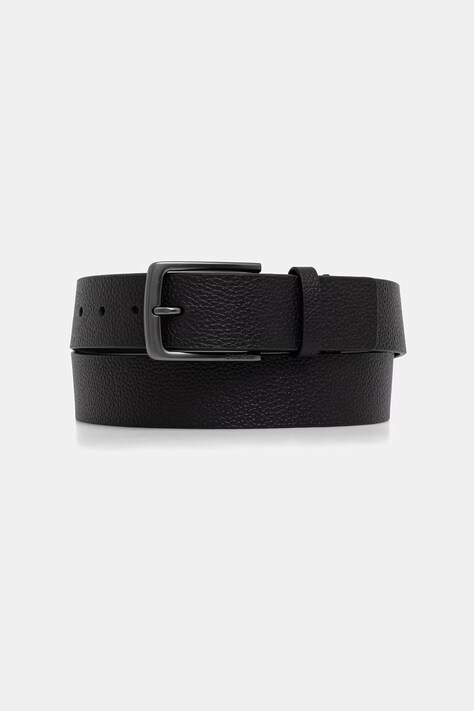 Calvin Klein pasek męski skórzany czarny LV04D7095G
