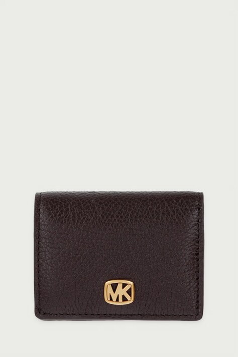MICHAEL Michael Kors Portfel damski skórzany BRYANT brązowy 32F6AYTD1E