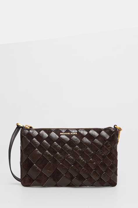 MICHAEL Michael Kors Kopertówka na ramię damska zamszowa brązowa 32F6AJ6F6S