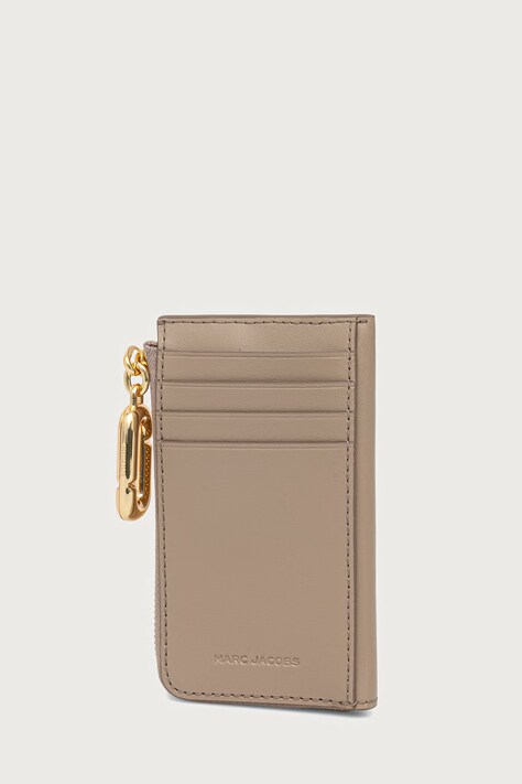 MARC JACOBS Portfel damski skórzany TOP ZIP MULTI WALLET beżowy 2P6SMP018S01