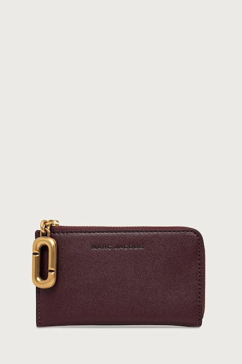 MARC JACOBS Portfel damski skórzany TOP ZIP MULTI WALLET bordowy 2P6SMP018S01