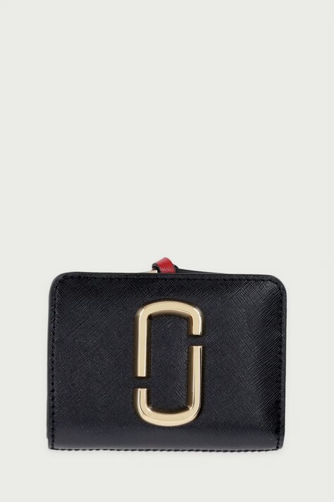 MARC JACOBS Портфейл дамски от кожа THE MINI COMPACT WALLET черен 2P6SMP021S01