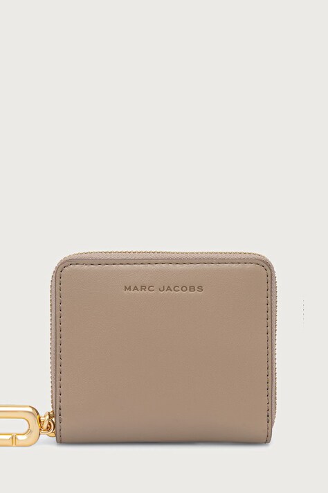 MARC JACOBS Portfel damski skórzany SLIM COMPACT WALLET beżowy 2P6SMP017S01