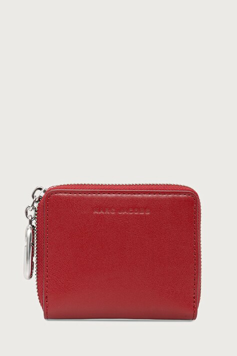 MARC JACOBS Portofel pentru femei din piele SLIM COMPACT WALLET roșu 2P6SMP017S01
