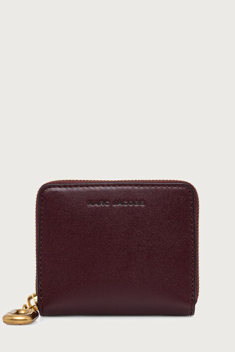 MARC JACOBS Portfel damski skórzany SLIM COMPACT WALLET bordowy 2P6SMP017S01