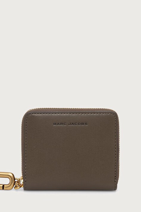 MARC JACOBS Portfel damski skórzany SLIM COMPACT WALLET zielony 2P6SMP017S01