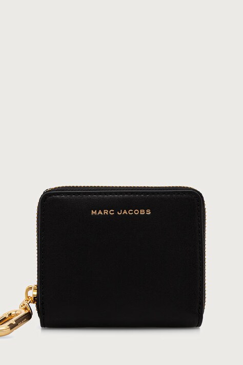 MARC JACOBS Novčanik za žene od kože SLIM COMPACT WALLET crni 2P6SMP017S01