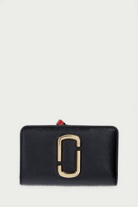 MARC JACOBS Novčanik za žene od kože THE COMPACT WALLET crni 2P6SMP020S01
