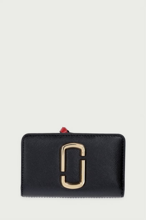 MARC JACOBS Novčanik za žene od kože THE COMPACT WALLET crni 2P6SMP020S01