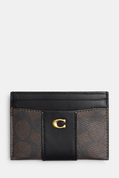 Coach Etui na karty damskie czarne CFY56